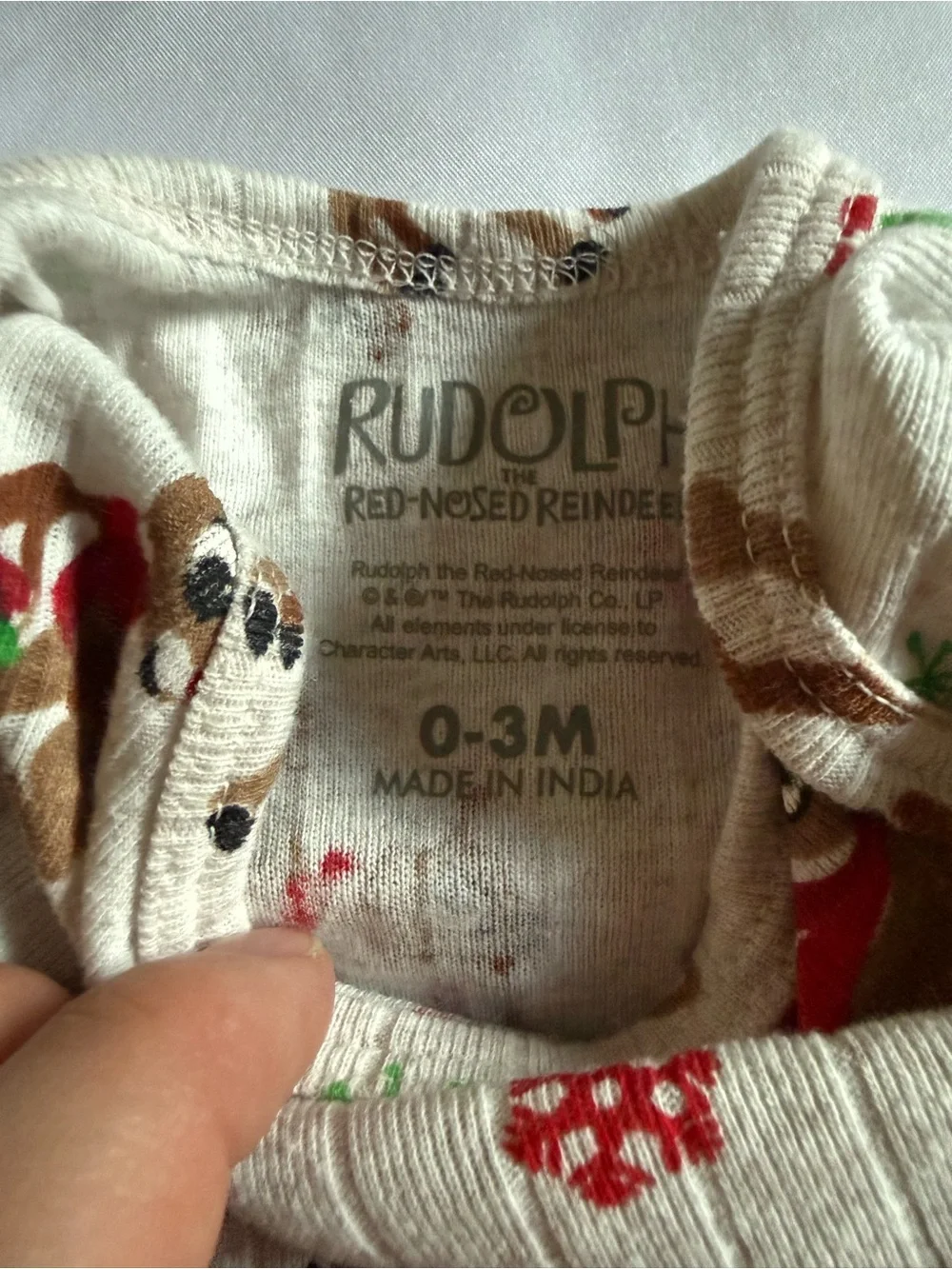 Baby Rudolph Holiday Pajama Set - Long Sleeve Bodysuit & Pants